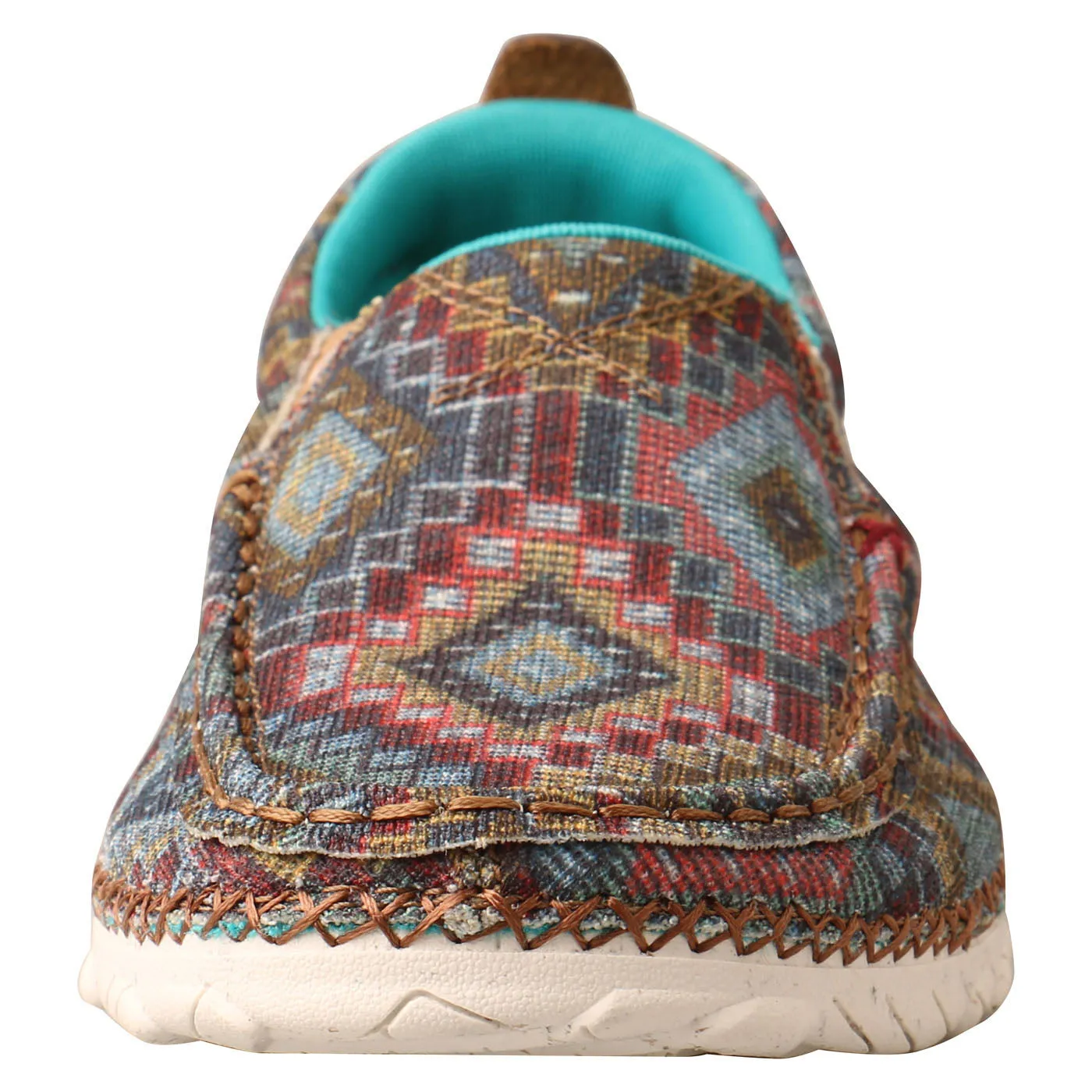 Twisted X Women's Turquoise Aztec Slip-On Zero X Shoe