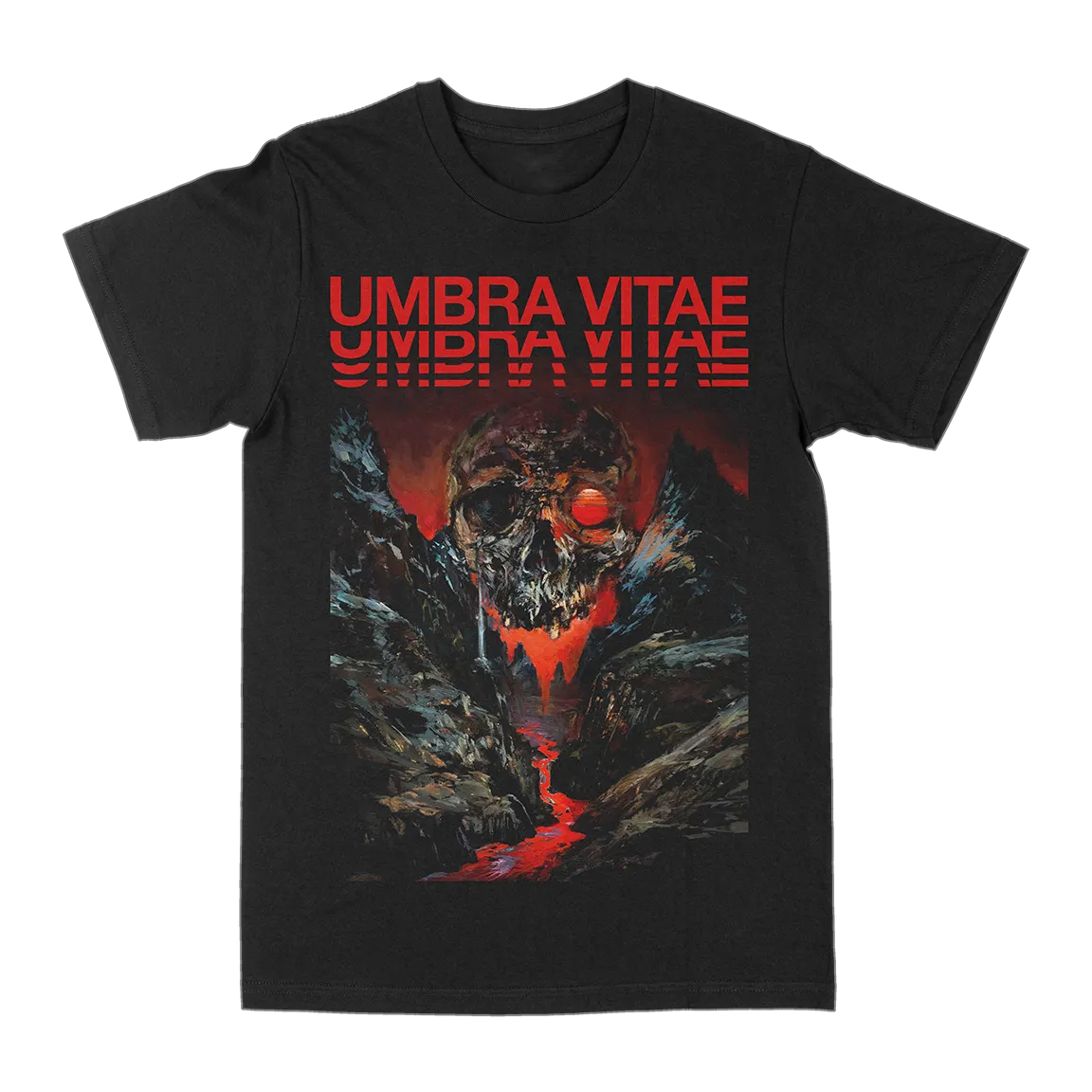 Umbra Vitae "Setting Sun" Black T-Shirt