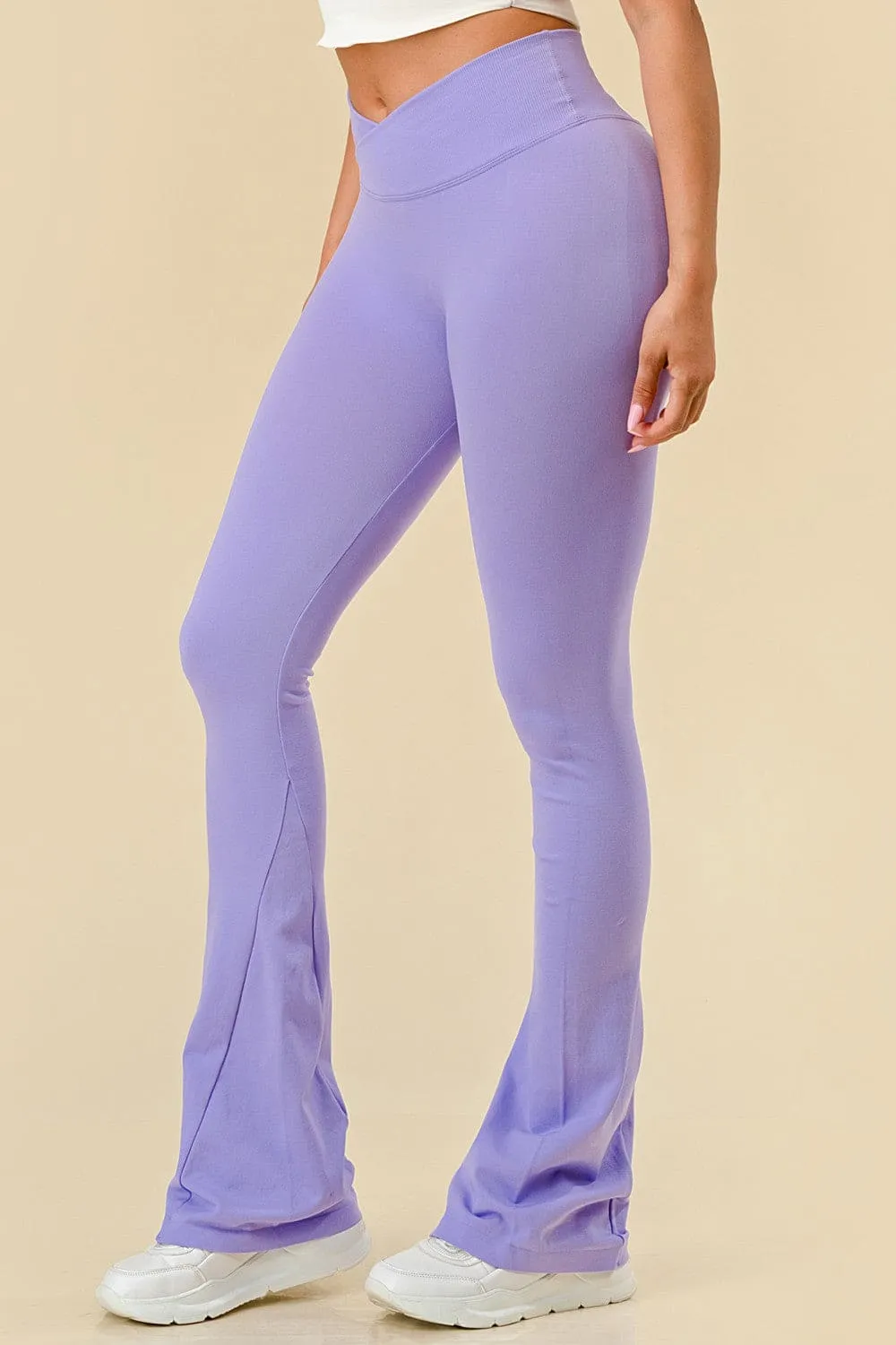 V Waist Flare Leggings