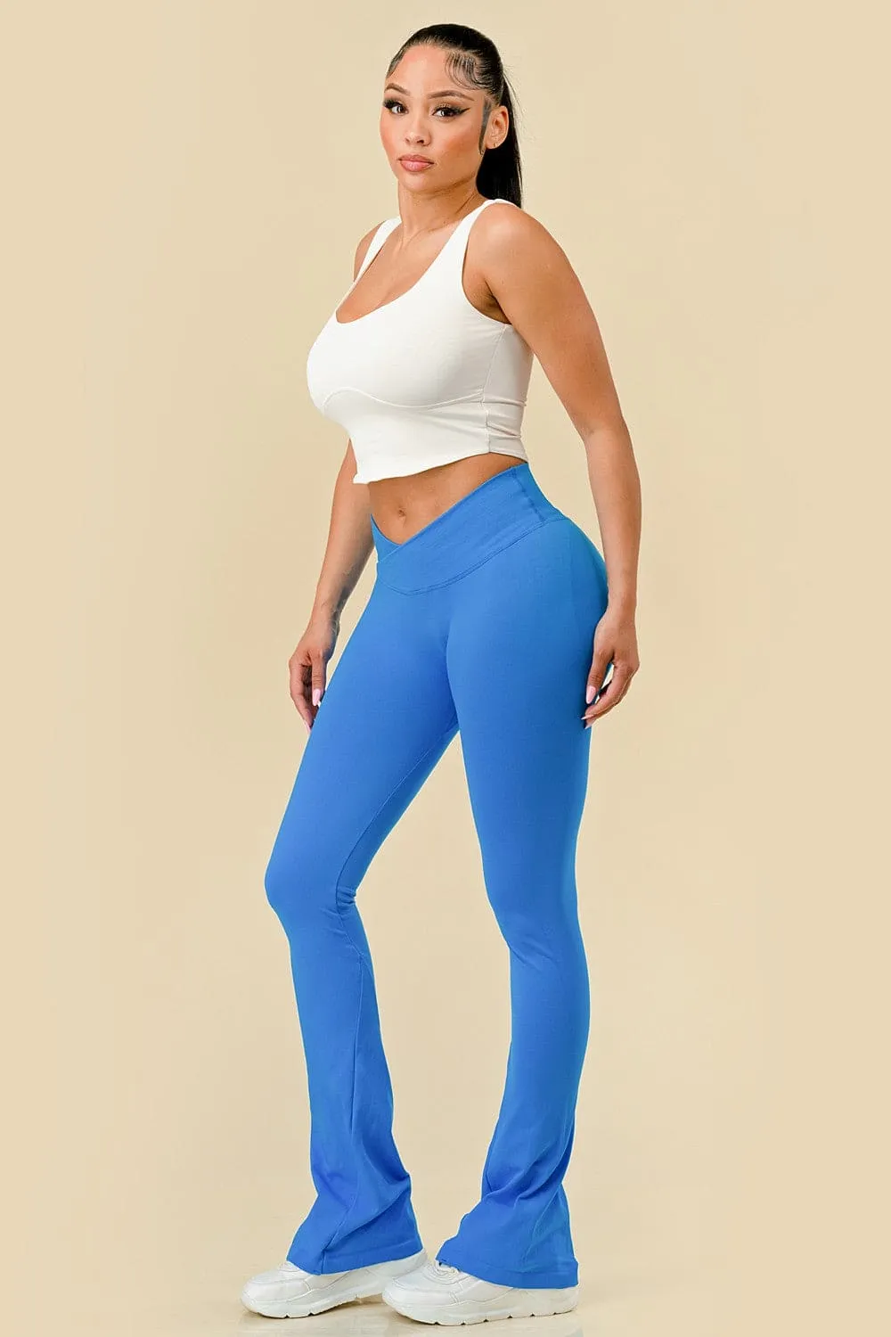 V Waist Flare Leggings