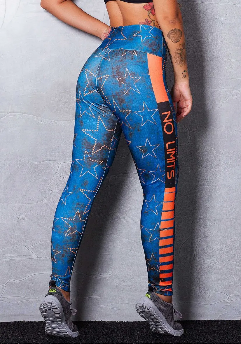 VenusFox Sports Printing Style High Waist Leggings