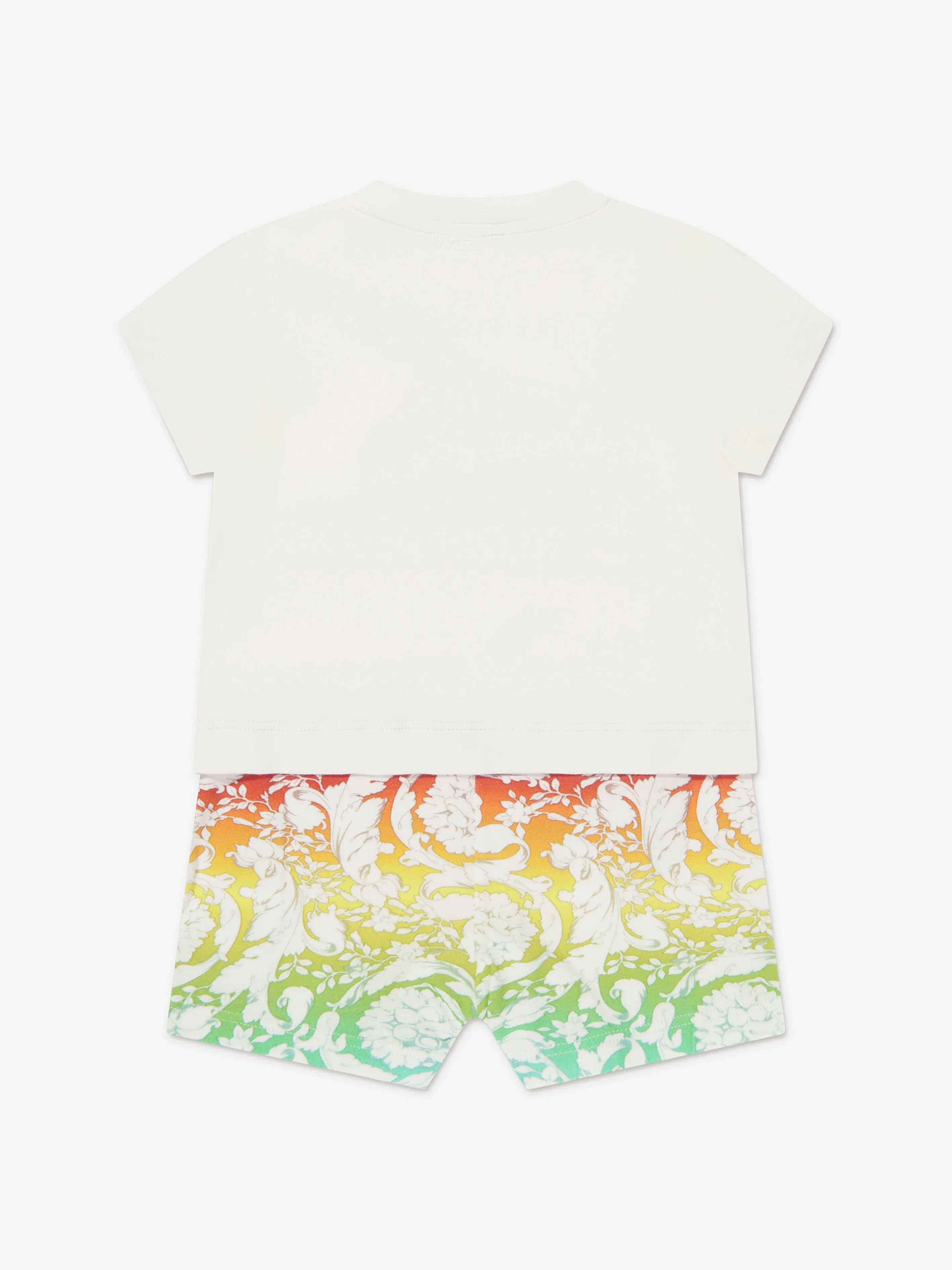 Versace Baby Girls Medusa Romper in White