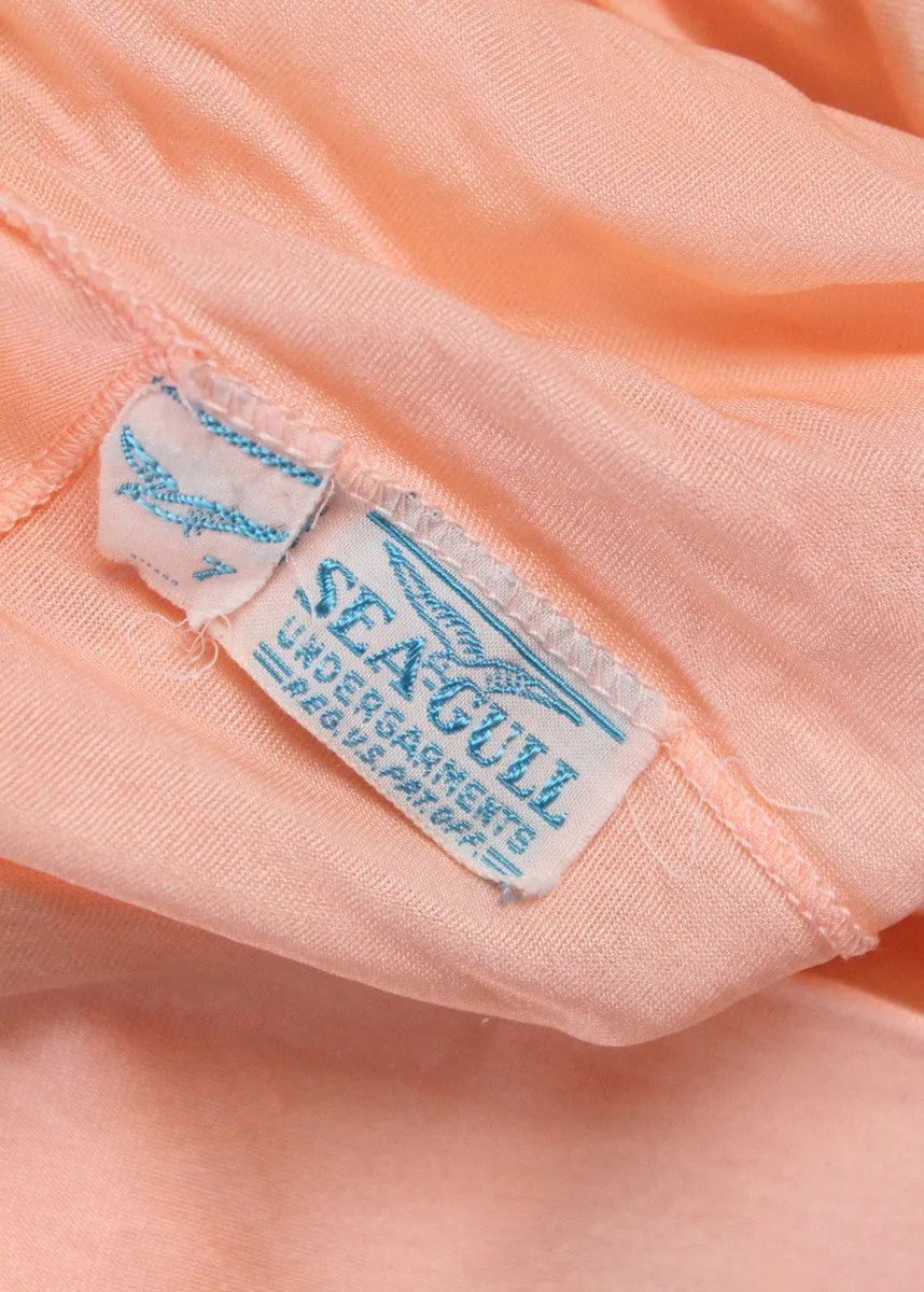 Vintage 1930s Peach Rayon Jersey Bloomers