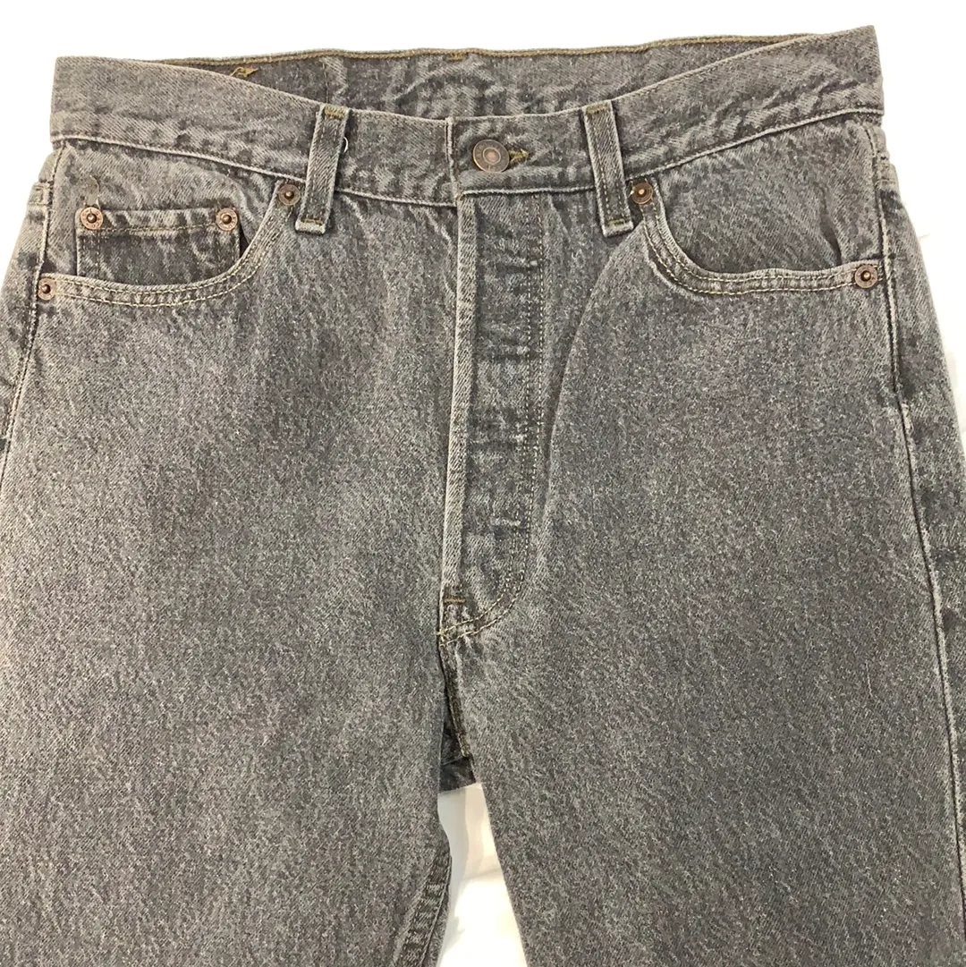 Vintage Levi’s 501 Grey Denim Jeans - W30