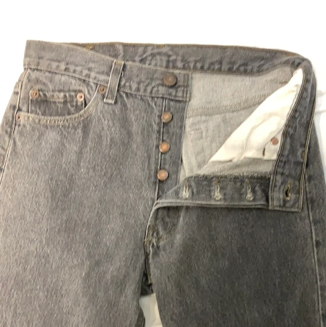 Vintage Levi’s 501 Grey Denim Jeans - W30