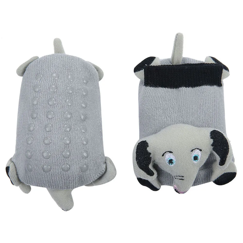 Wild Habitat Baby Non-Slip socks-Elephant Pattern