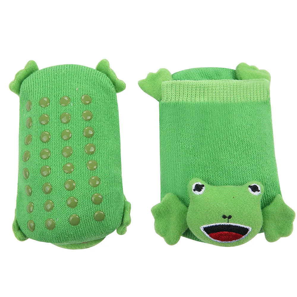 Wild Habitat Baby Non-Slip Socks- Frog Pattern