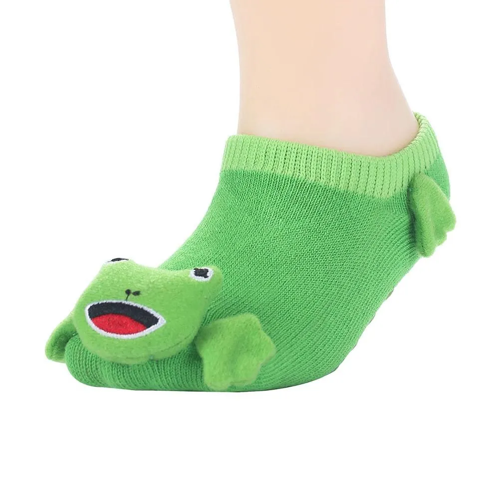 Wild Habitat Baby Non-Slip Socks- Frog Pattern