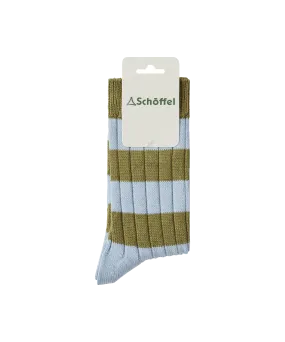 Women's Hilton Rugby Socks - Pale Blue