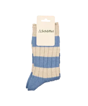 Women's Hilton Rugby Socks - Powder Blue