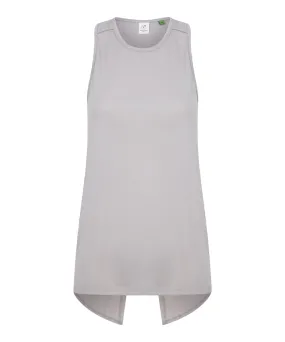 Womens open back vest | Light Grey