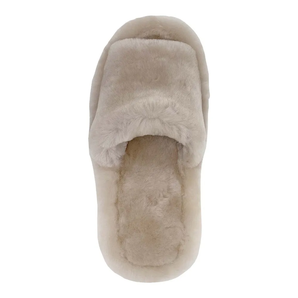 Women's Sheepskin Cozy Slip On Slippers