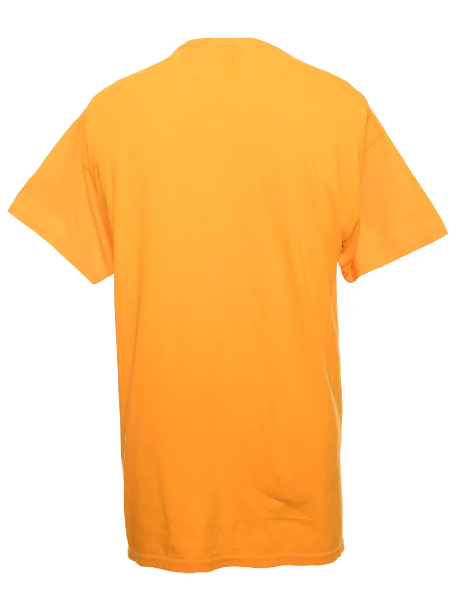 Yellow Plu Lutes Printed T-shirt - M