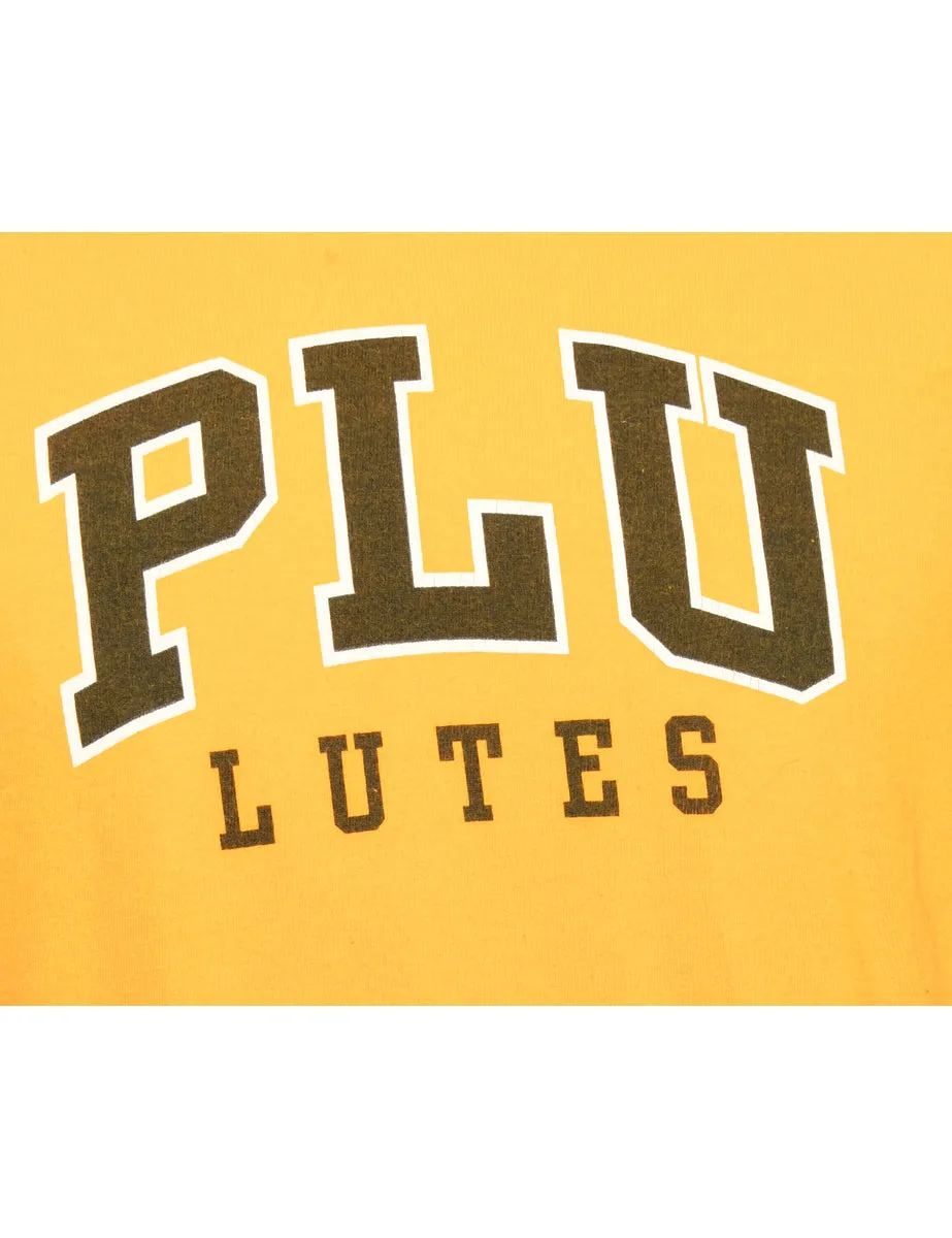 Yellow Plu Lutes Printed T-shirt - M